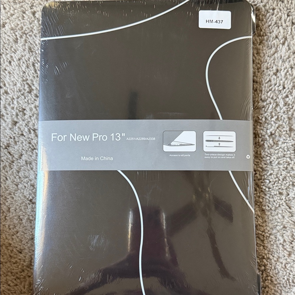 Black and White 13" Laptop Case